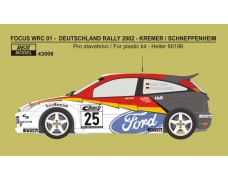 Decal – Ford Focus WRC 01 - Rally Deutschland 2002